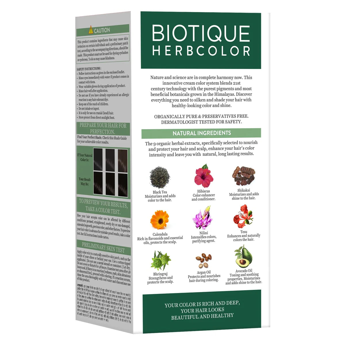 Biotique Herbcolor 3N Hair Colour Dark Brown