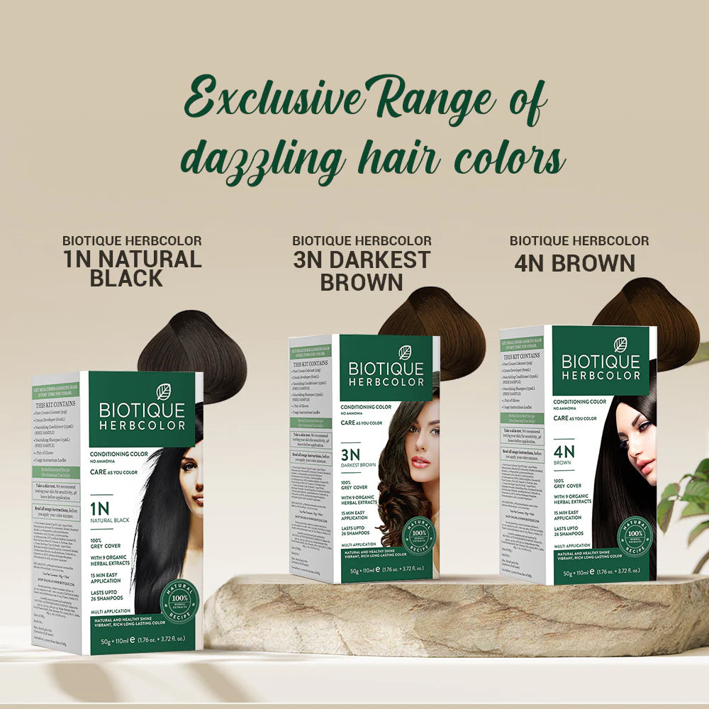 Biotique Herbcolor 4N Hair Colour Brown