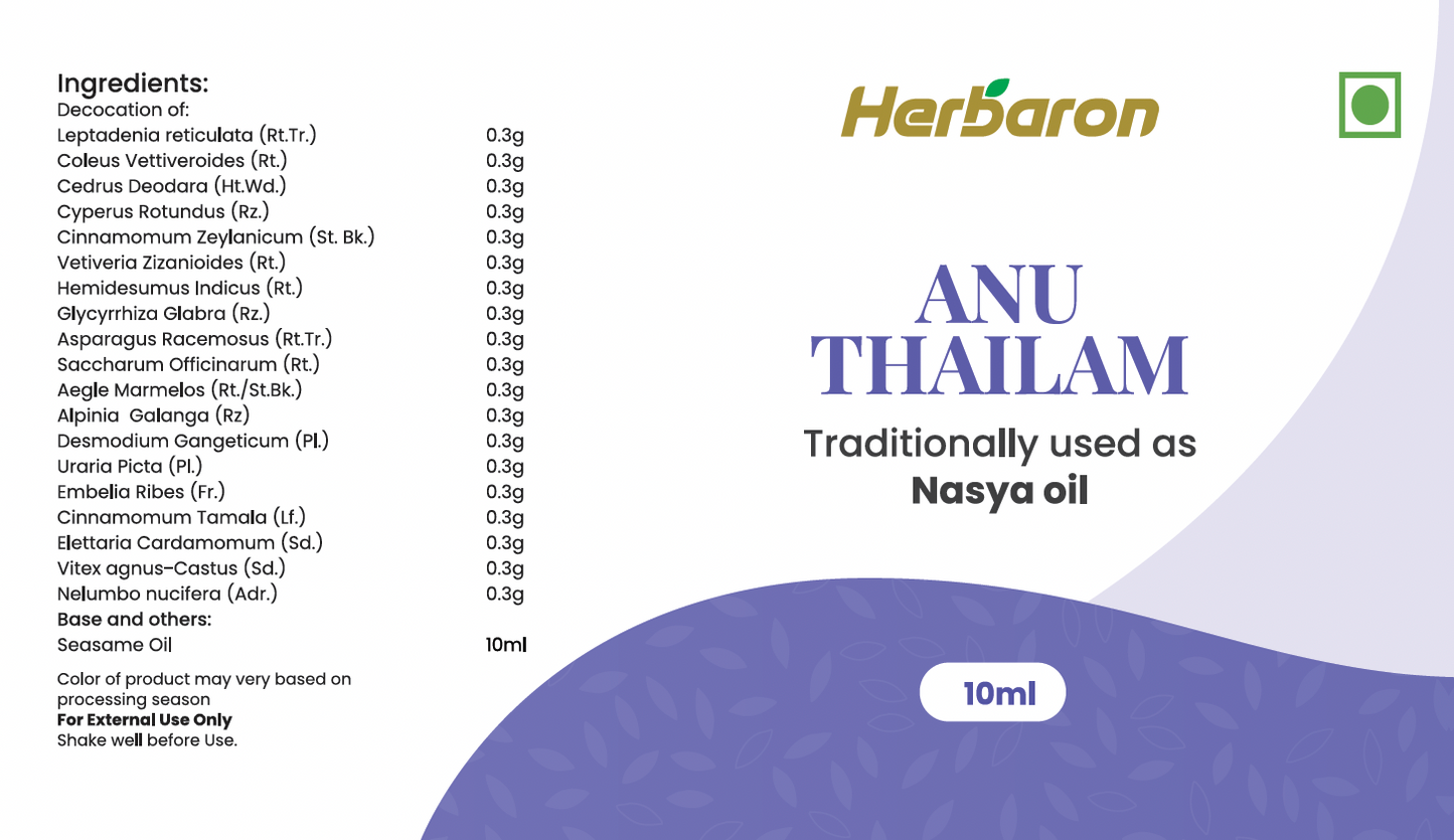 Nasya Oil | Anu Tailam
