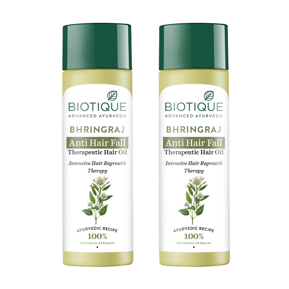 Biotique Pack of 2 bhringraj growth hair oil