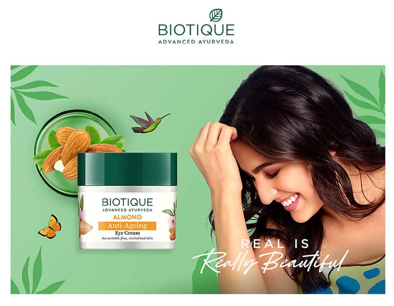 Biotique Almond anti-ageing eye cream