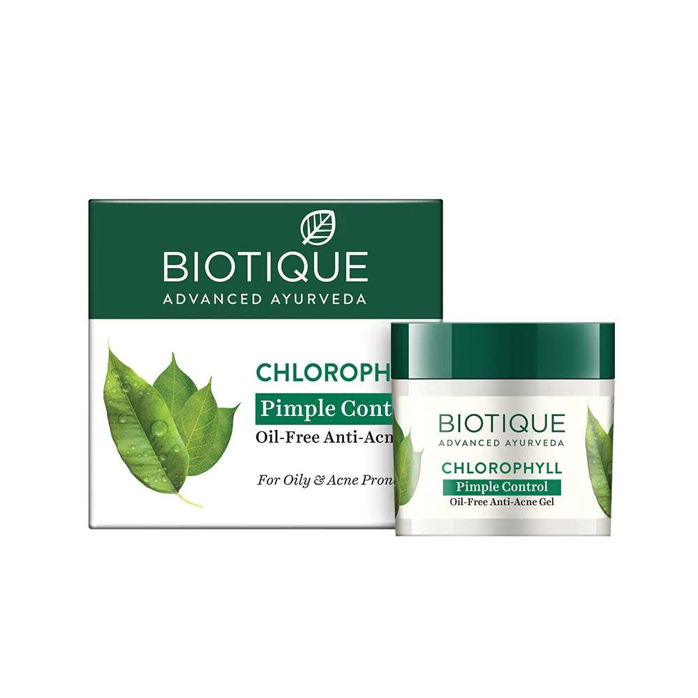 Biotique Chlorophyll pimple control oil free anti-acne gel 50g