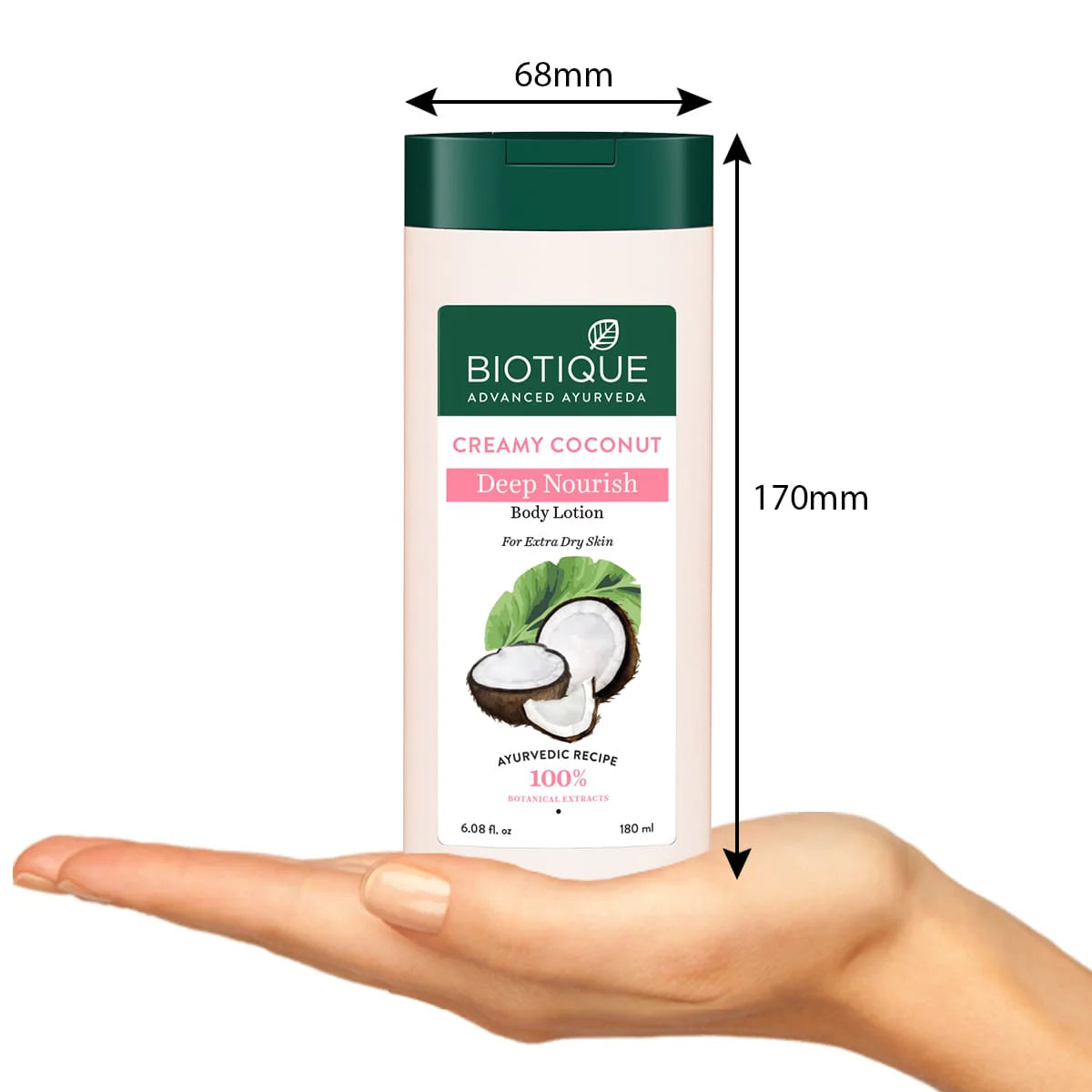 Biotique Creamy coconut deep nourish body lotion