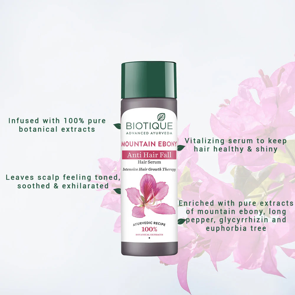 Biotique Mountain ebony anti hair fall hair serum